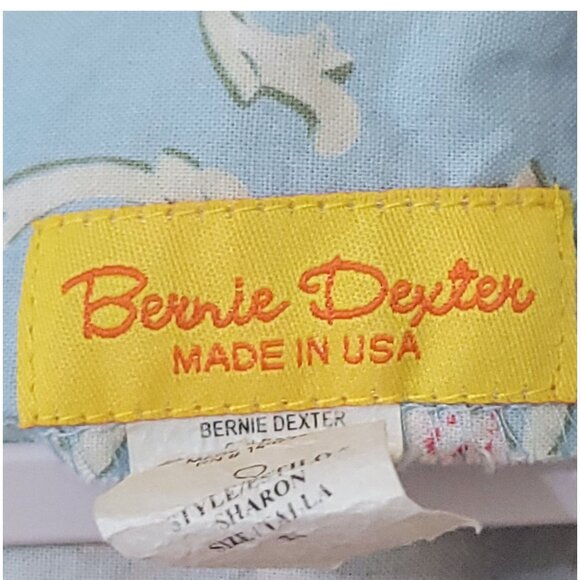 Bernie Dexter Womens Sharon Dress Floral Manor Print 2X Rockabilly Retro Pinup B - Picture 2 of 16